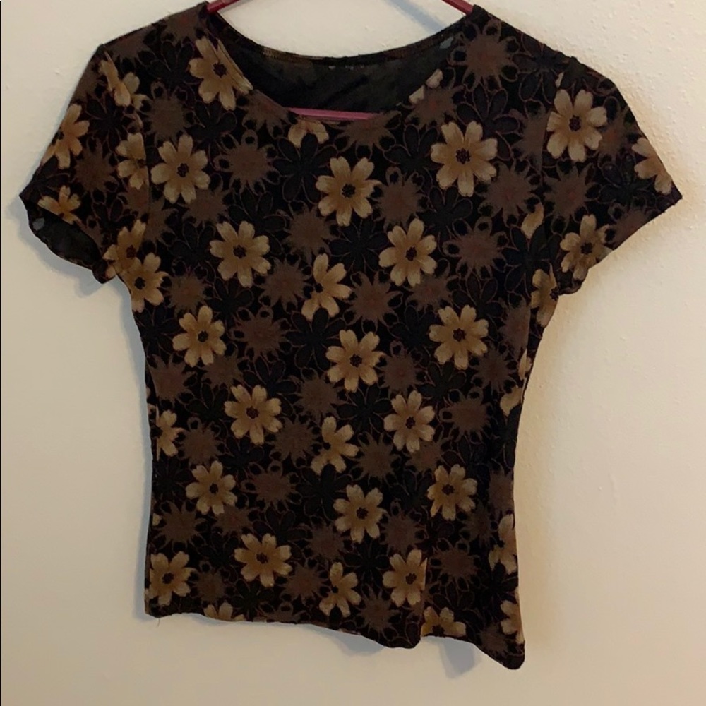 Flowered tee